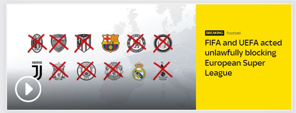 1703157266 890 Οι αντιδράσεις των ΜΜΕ για τη European Super League