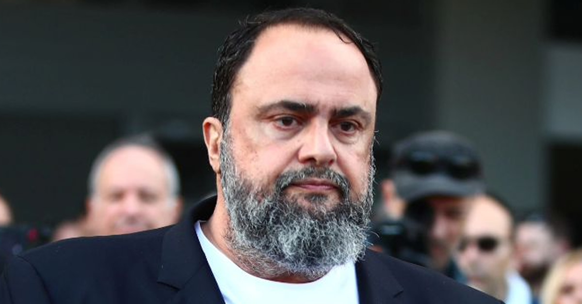 o evropaios vangelis marinakis dinei to paron