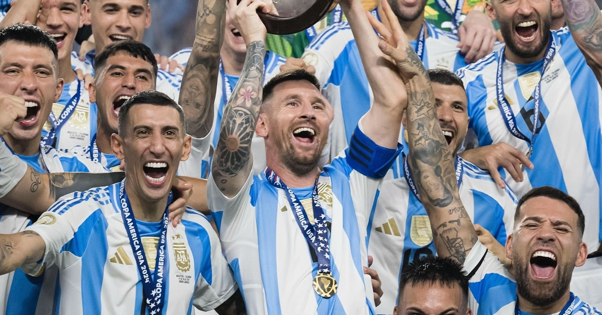 copa america i argentini xana stin koryfi