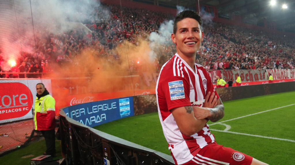 james rodriguez olympiacos