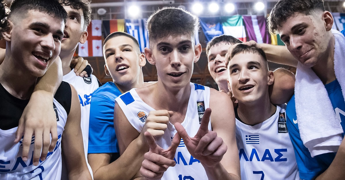 eurobasket u16 i ellada katharise tin tourkia