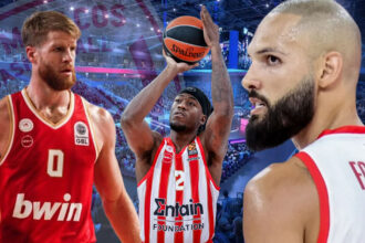 olybiakos kai bagern sti machi tis euroleague