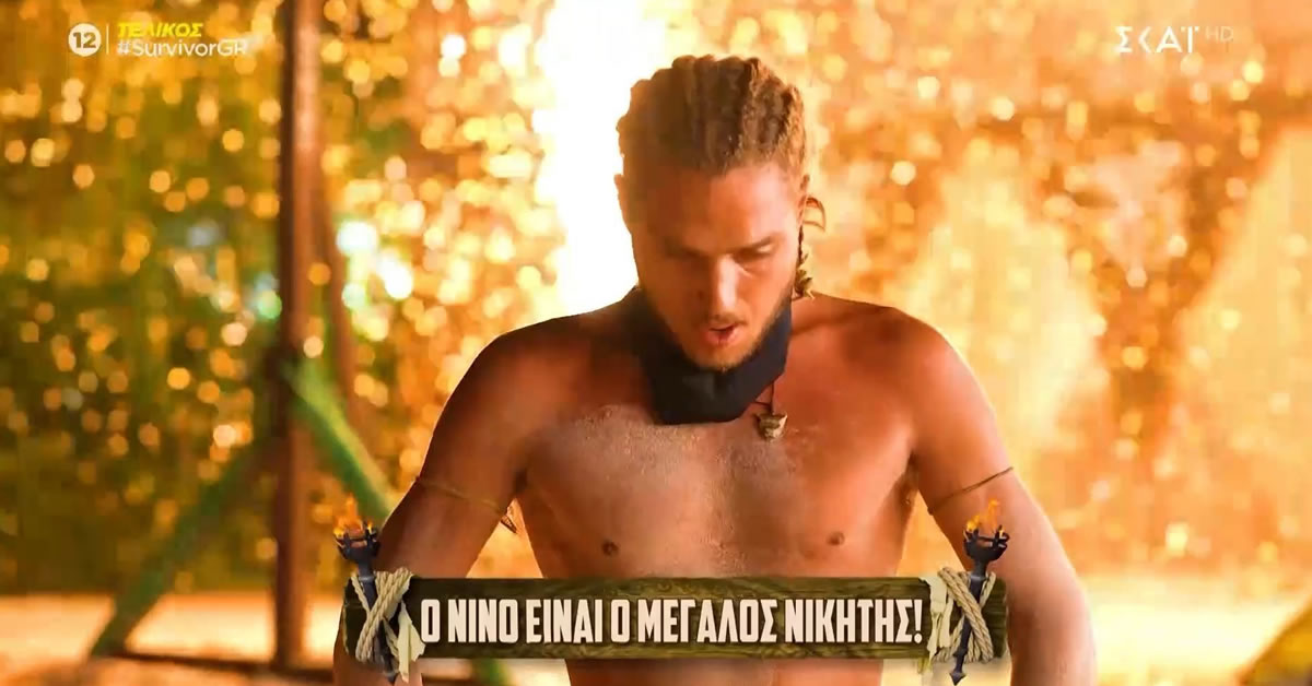 survivor spoiler o megalos thriamvos tou nino