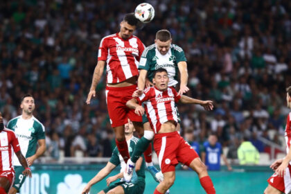 panathinaikos kai olybiakos se nterbi fotia gia