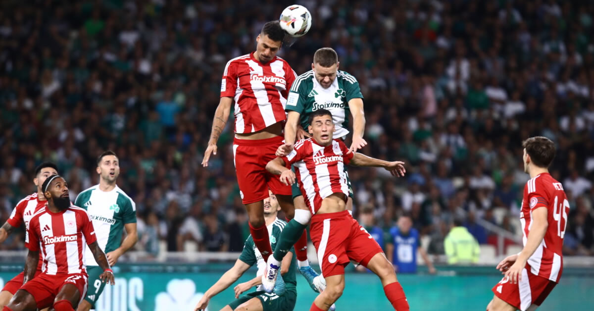 panathinaikos kai olybiakos se nterbi fotia gia