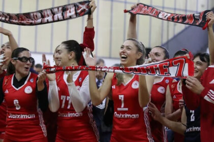 volley league gynaikon olybiakos aris i machi