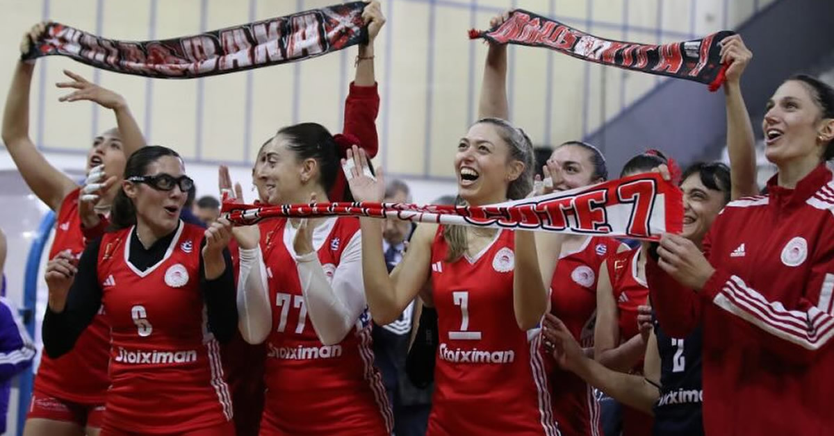 volley league gynaikon olybiakos aris i machi